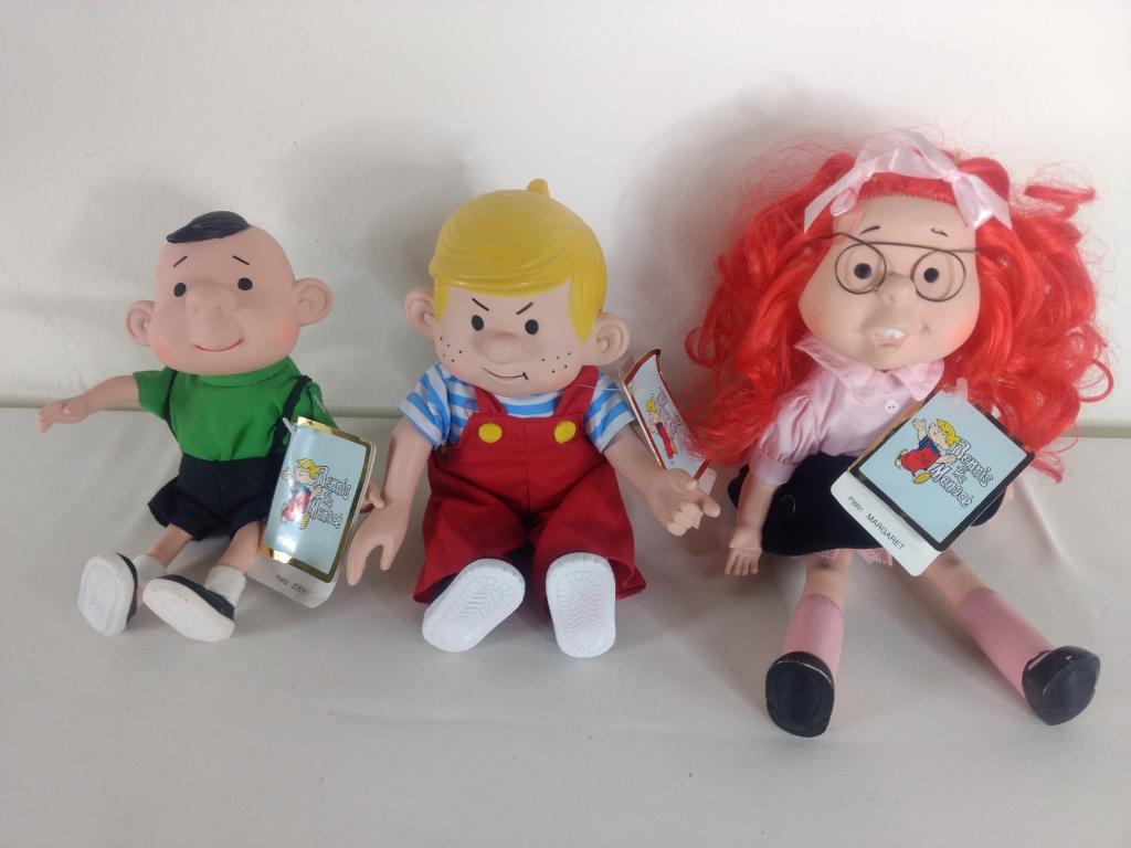 3pc 1987 Presents Dennis the Menace Dolls NWT: 3pc 1987 Presents Dennis the Menace Dolls NWT