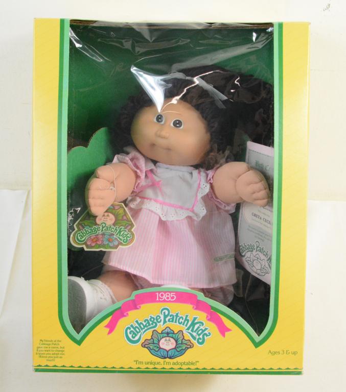 1985 Cabbage Patch Kids Greta Cecile Doll NIB: 1985 Cabbage Patch Kids Greta Cecile Doll NIB