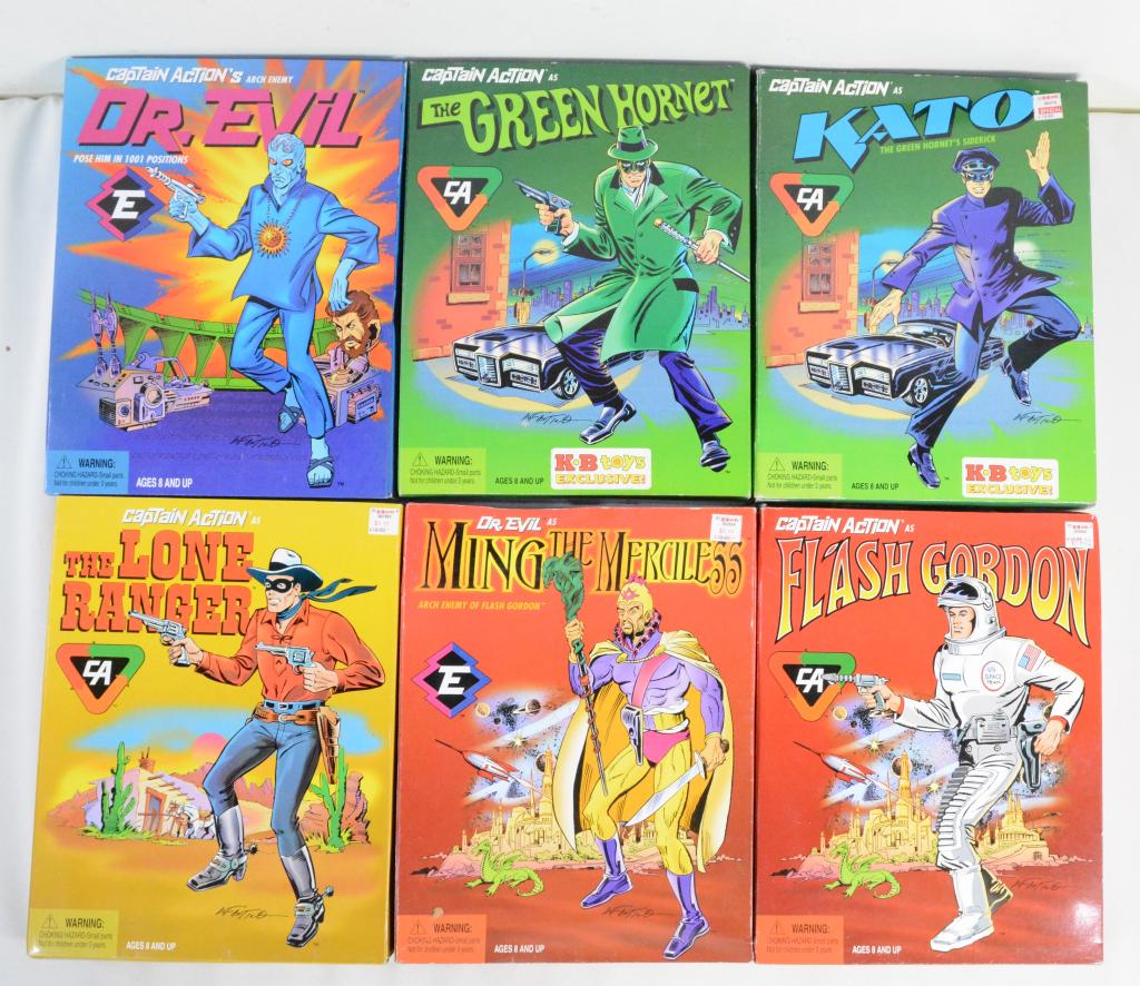 6pc Playing Mantis Captain Action Figures NIB: 6pc Playing Mantis Captain Action Figures NIB