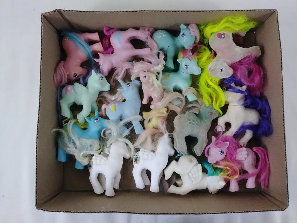 18pc Vtg Hasbro My Little Pony Ponies MLP: 18pc Vtg Hasbro My Little Pony Ponies MLP