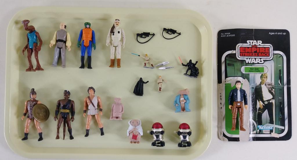 Vtg Action Figure Lot w/ Clash of the Titans Star Wars,: Vtg Action Figure Lot w/ Clash of the Titans Star Wars, Tomy Robots, ET