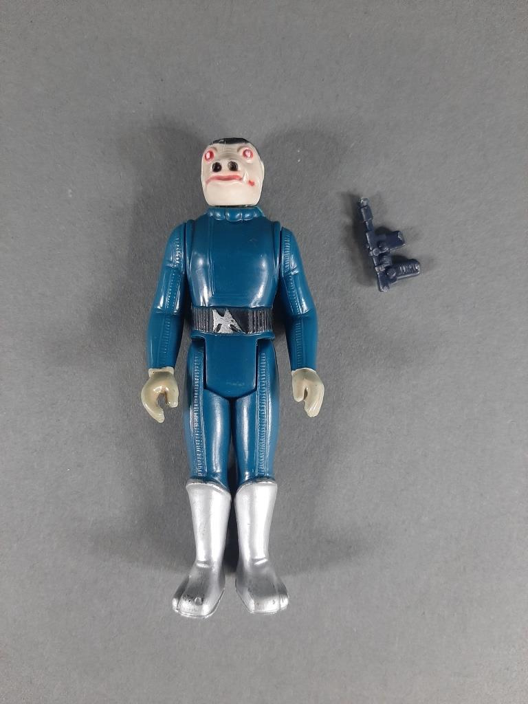 Vtg Star Wars Blue Snaggletooth w/ Toe Dent: Came w/ Sears Exclusive Creature Cantina