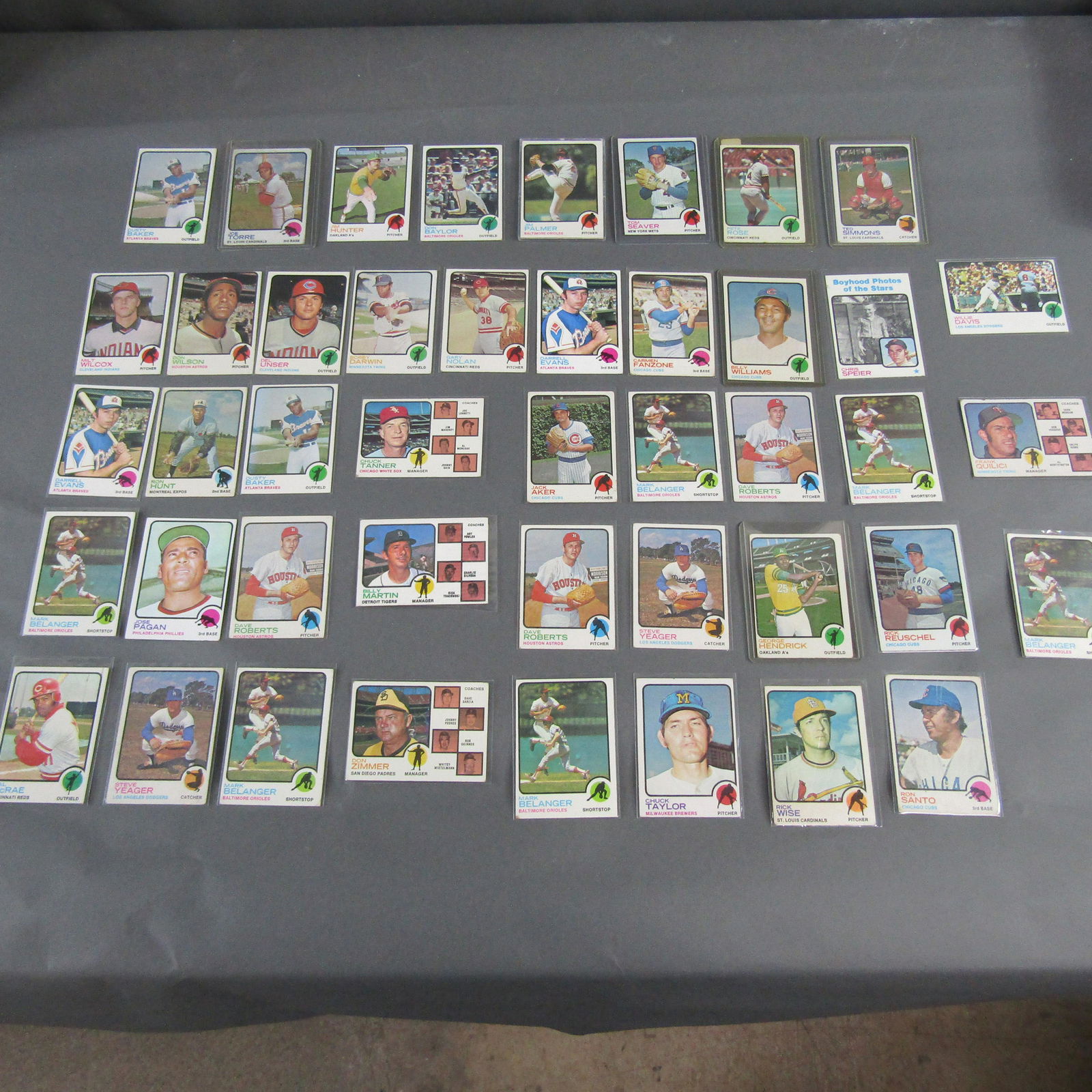 44pc 1973 Topps Baseball Cards w/ Palmer, Seaver (1 of 7)
