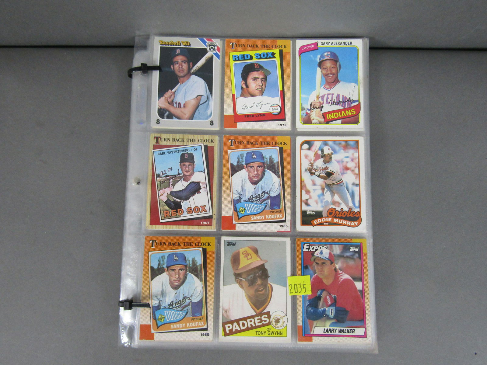 108 Mixed Baseball Cards w/ Gwynn, Koufax, + (1 of 3)