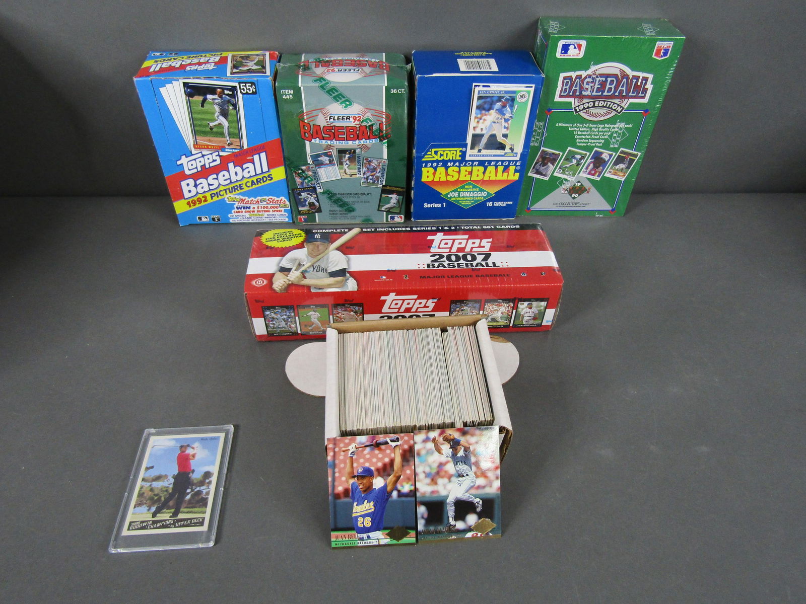 4 Full Boxes Baseball Cards, 2007 Factory Sealed,+ (1 of 7)
