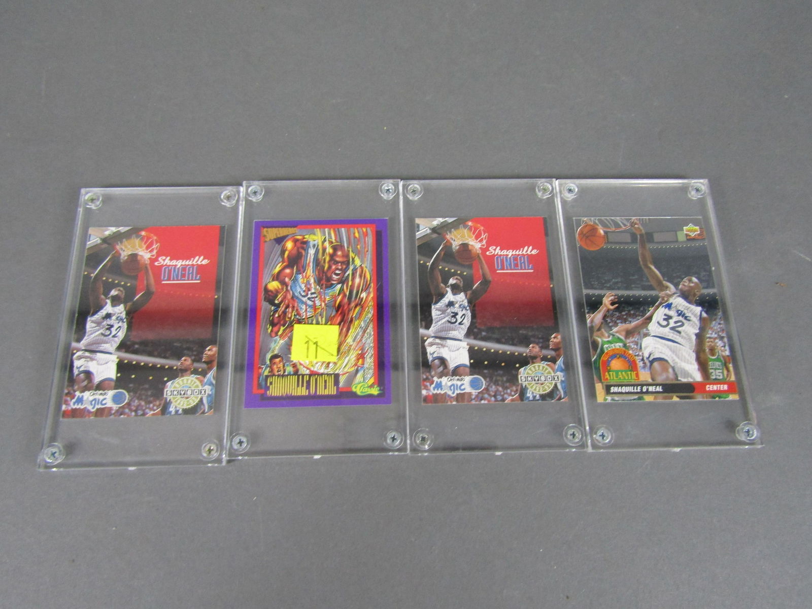 4 Shaquille O'Neal Cards (1 of 2)