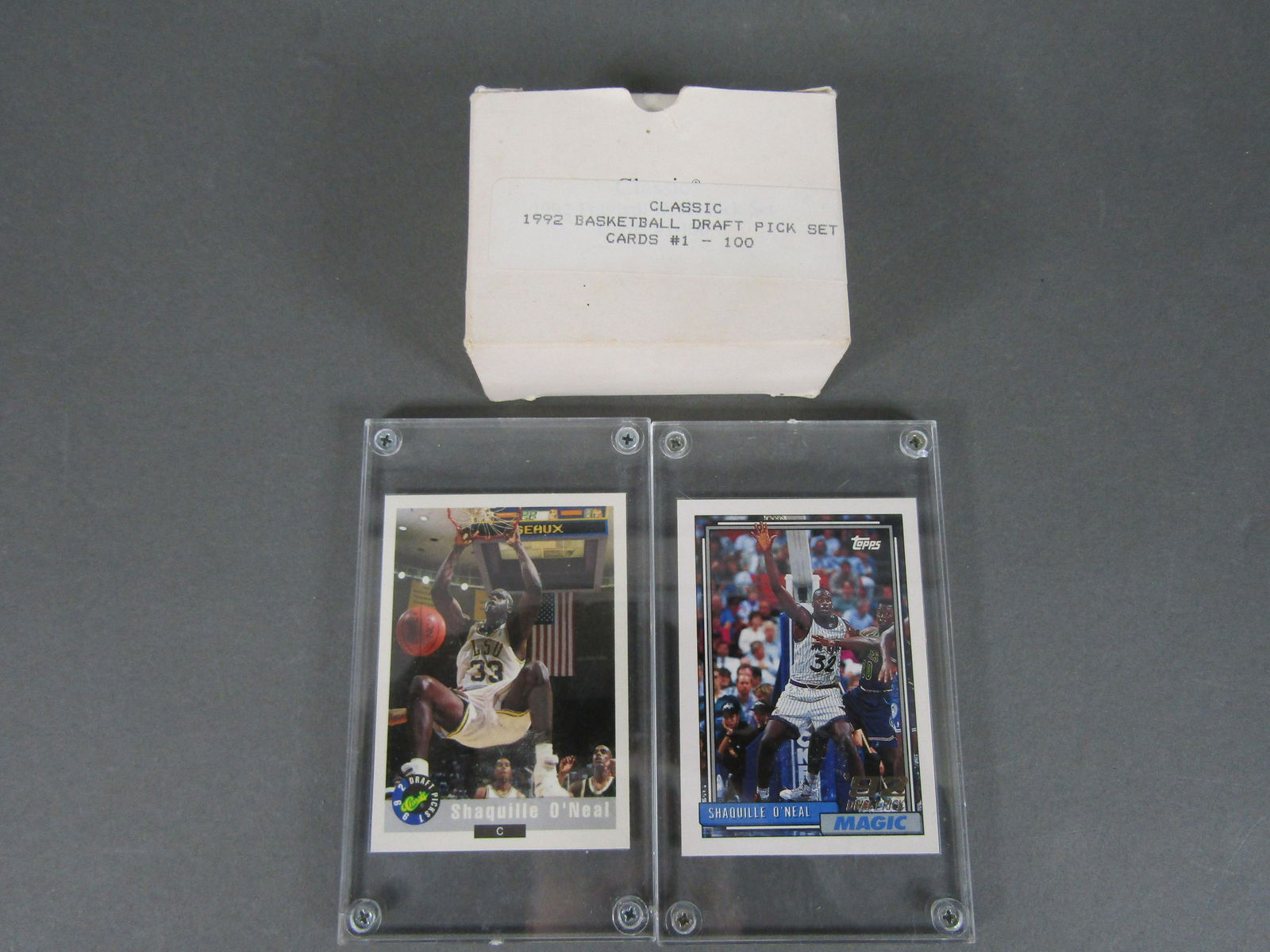 Classic 1992 Basketball Draft Pick #1-100 FS (1 of 3)