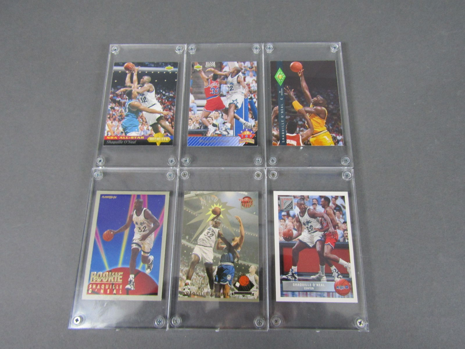 6 Shaquille O'Neal Cards (1 of 2)