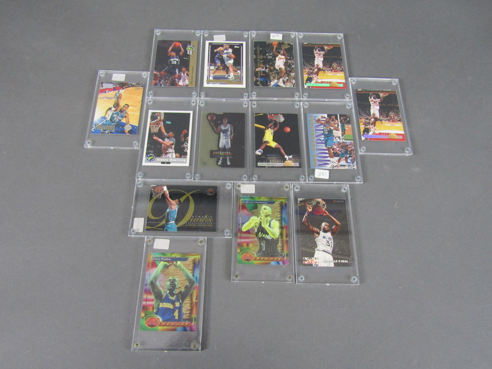 14 Mixed Basketball Cards ft. Chris Webber, + (1 of 2)