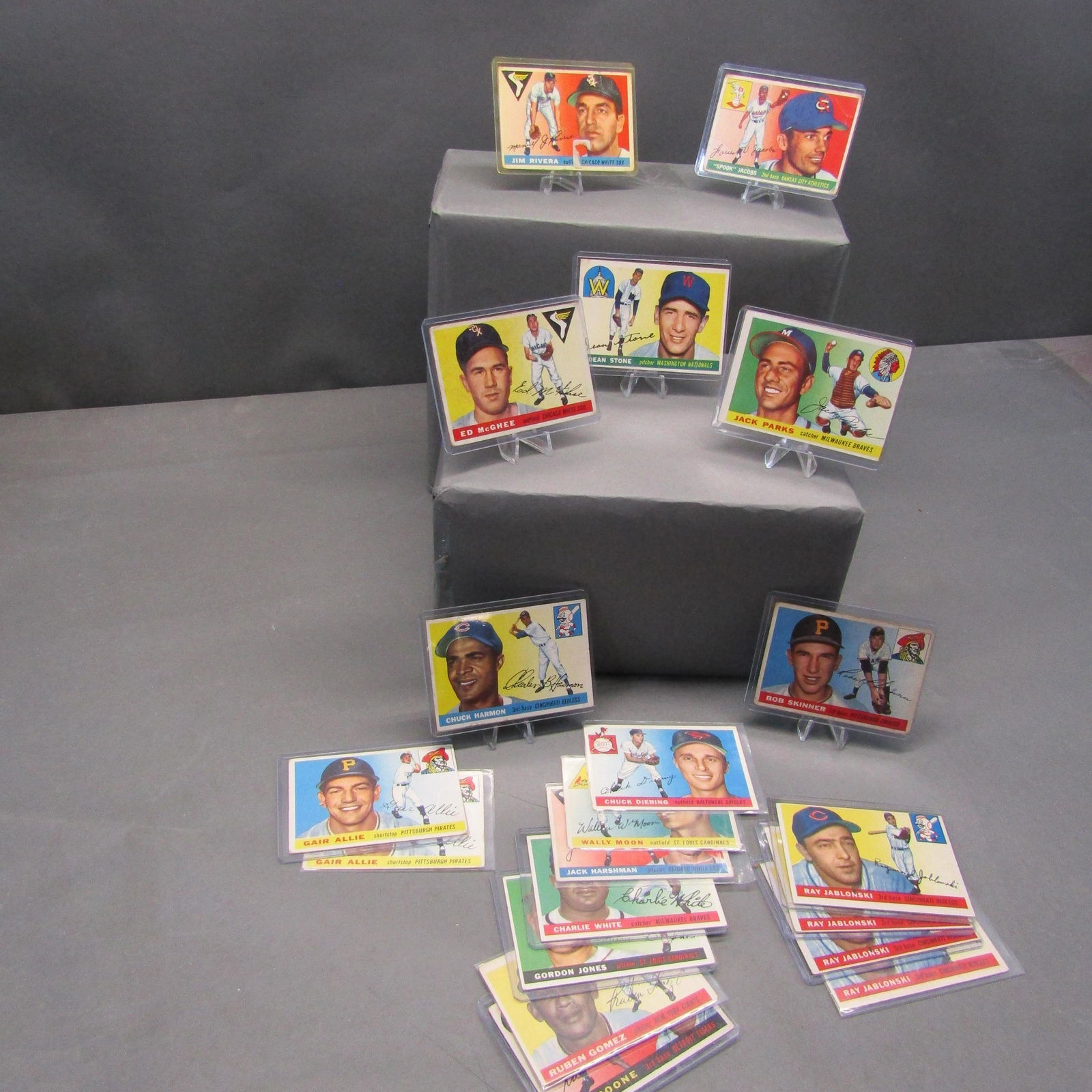 20 1955 Topps Baseball Cards w/ Ray Boone (1 of 4)