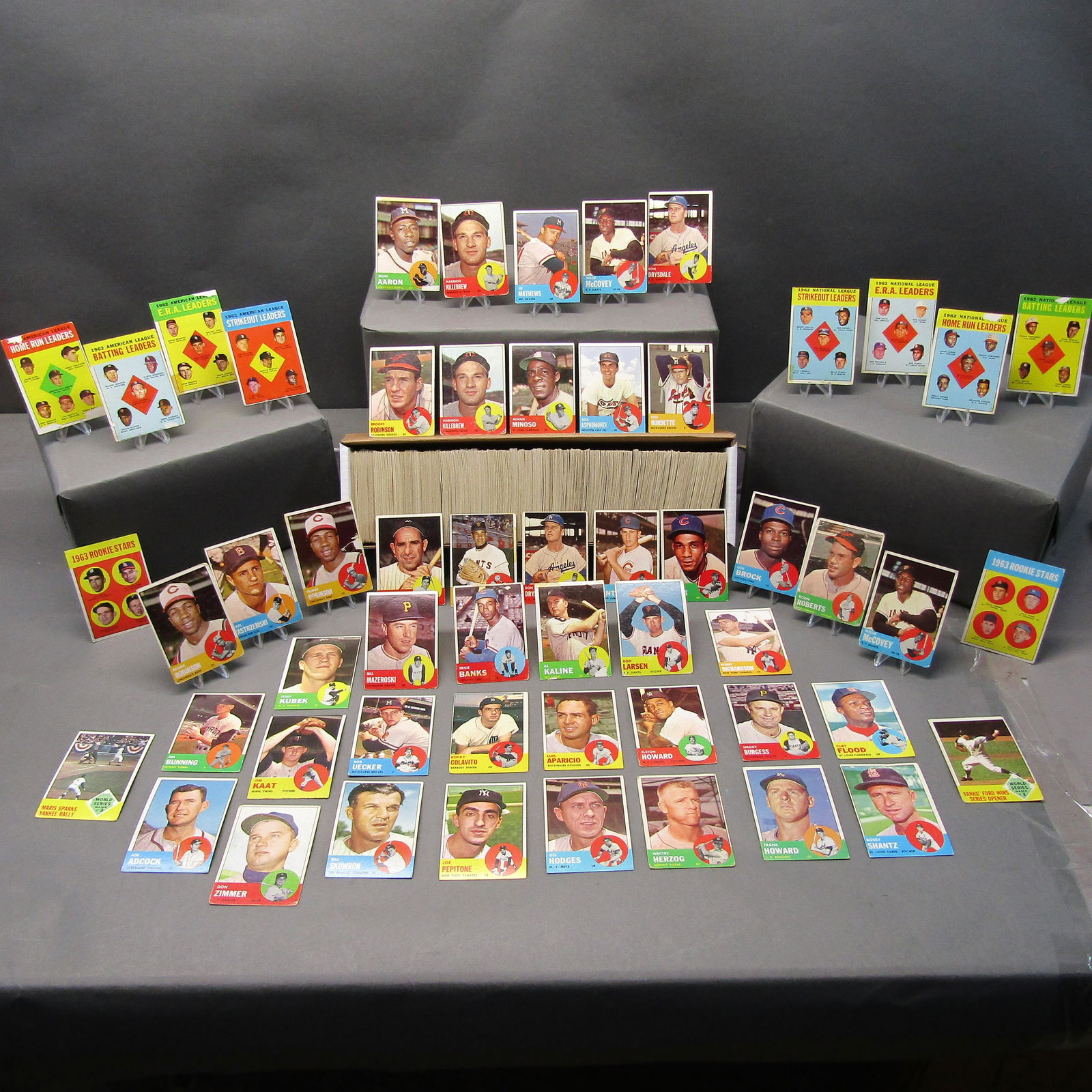 1963 Topps Baseball Cards, Partial Set (1 of 19)