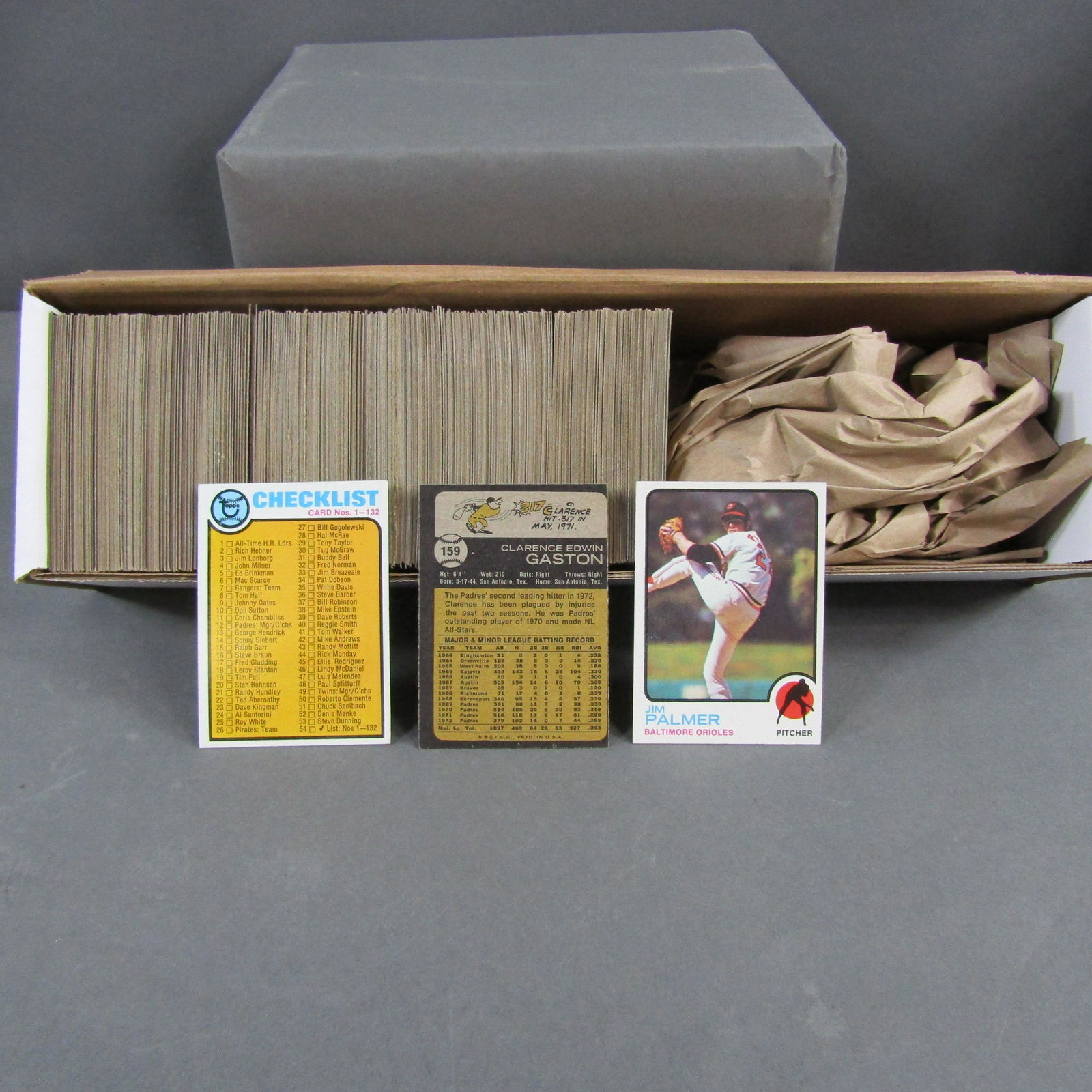 1973 Topps Baseball Cards, Partial Set (1 of 4)