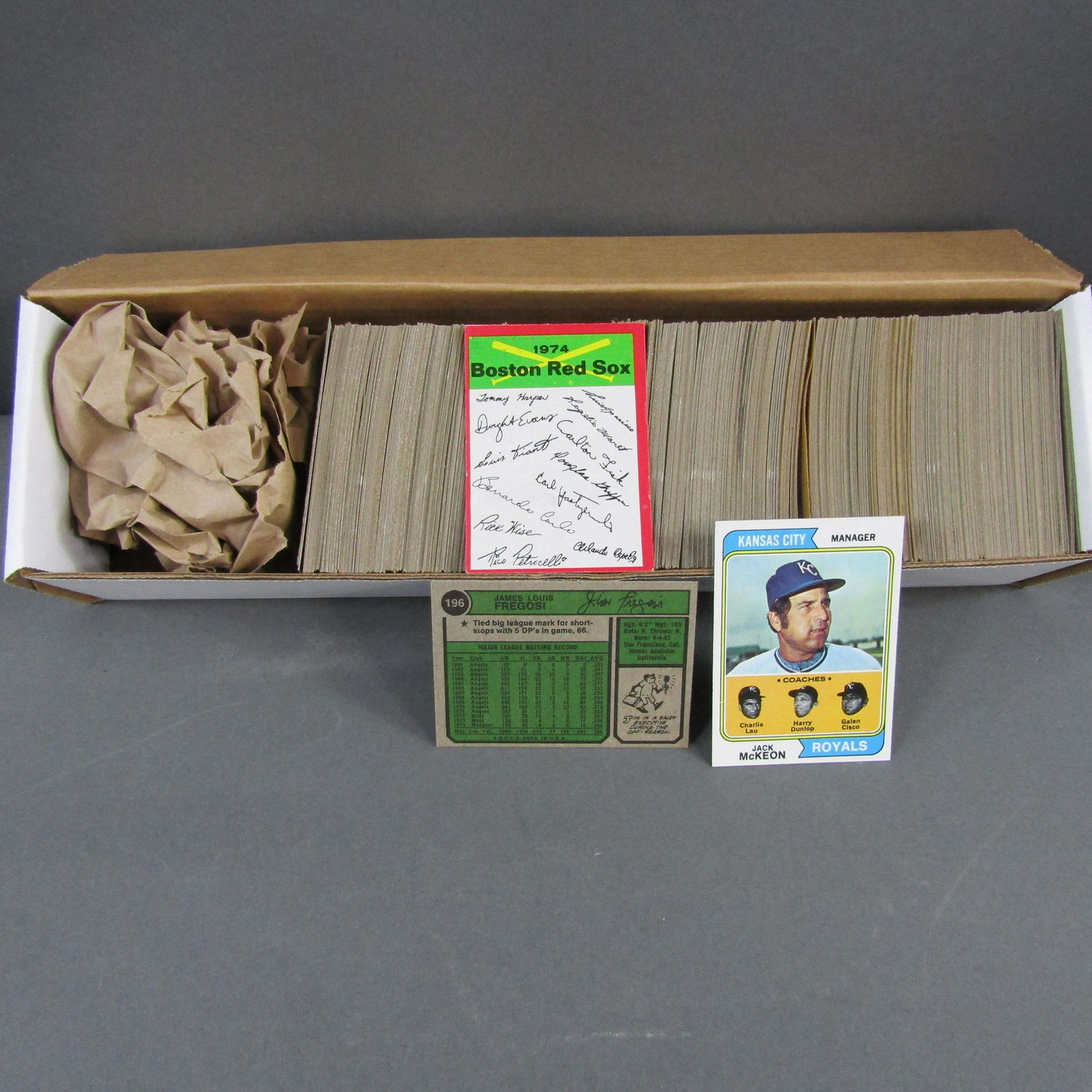 1974 Topps Baseball Cards, Partial Set (1 of 4)