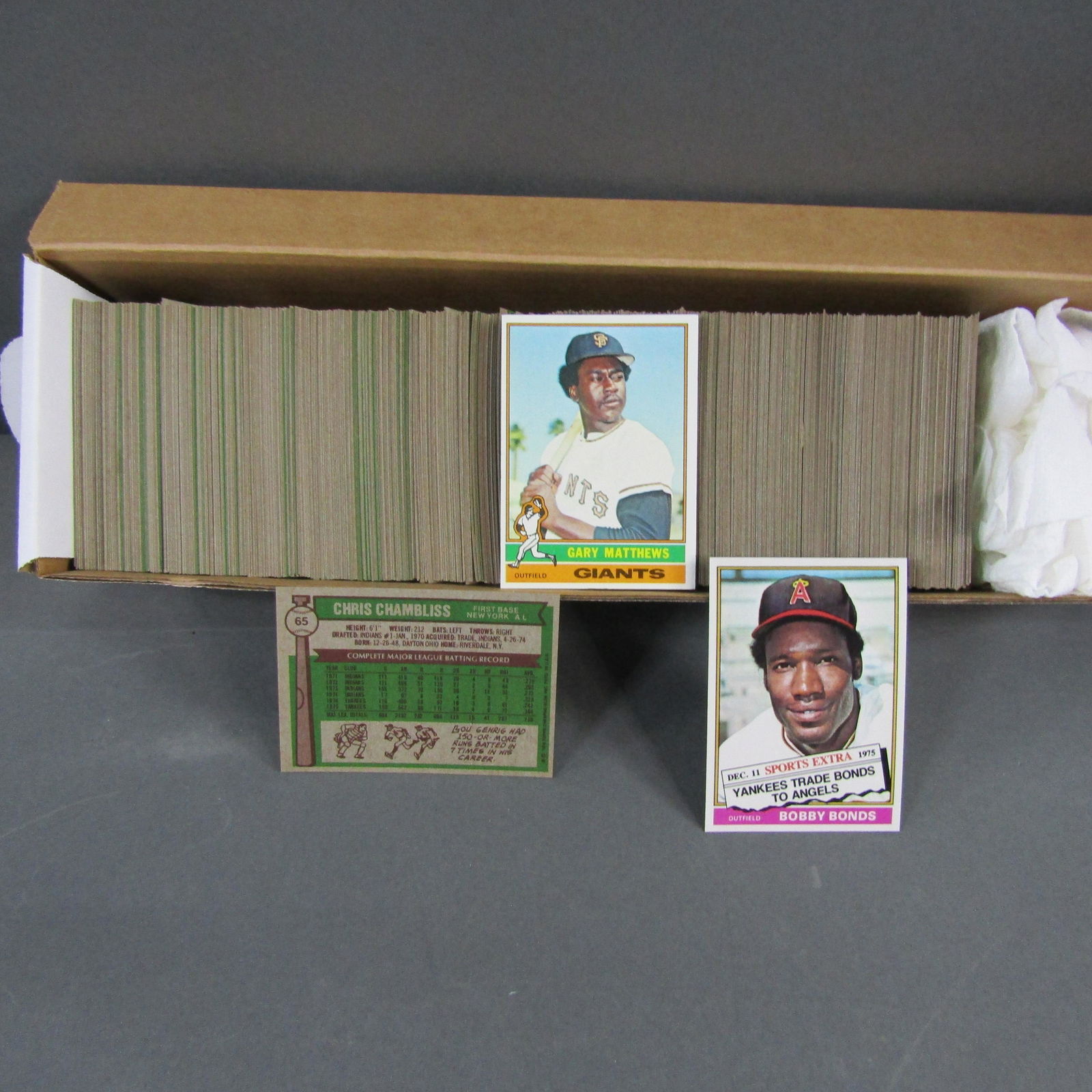 1976 Topps Baseball Cards, Partial Set (1 of 4)