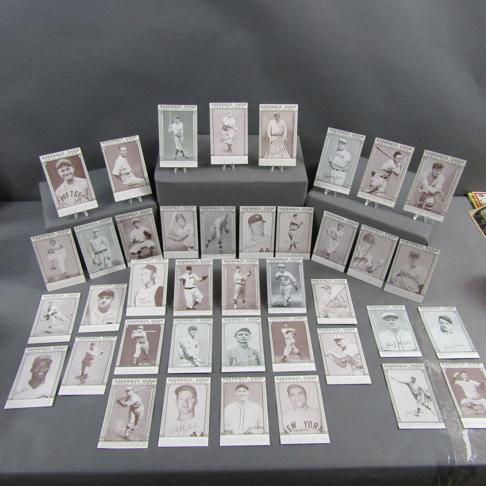 68 Baseball's Great HOF Cards w/ Ruth, Gerhig, + (1 of 12)