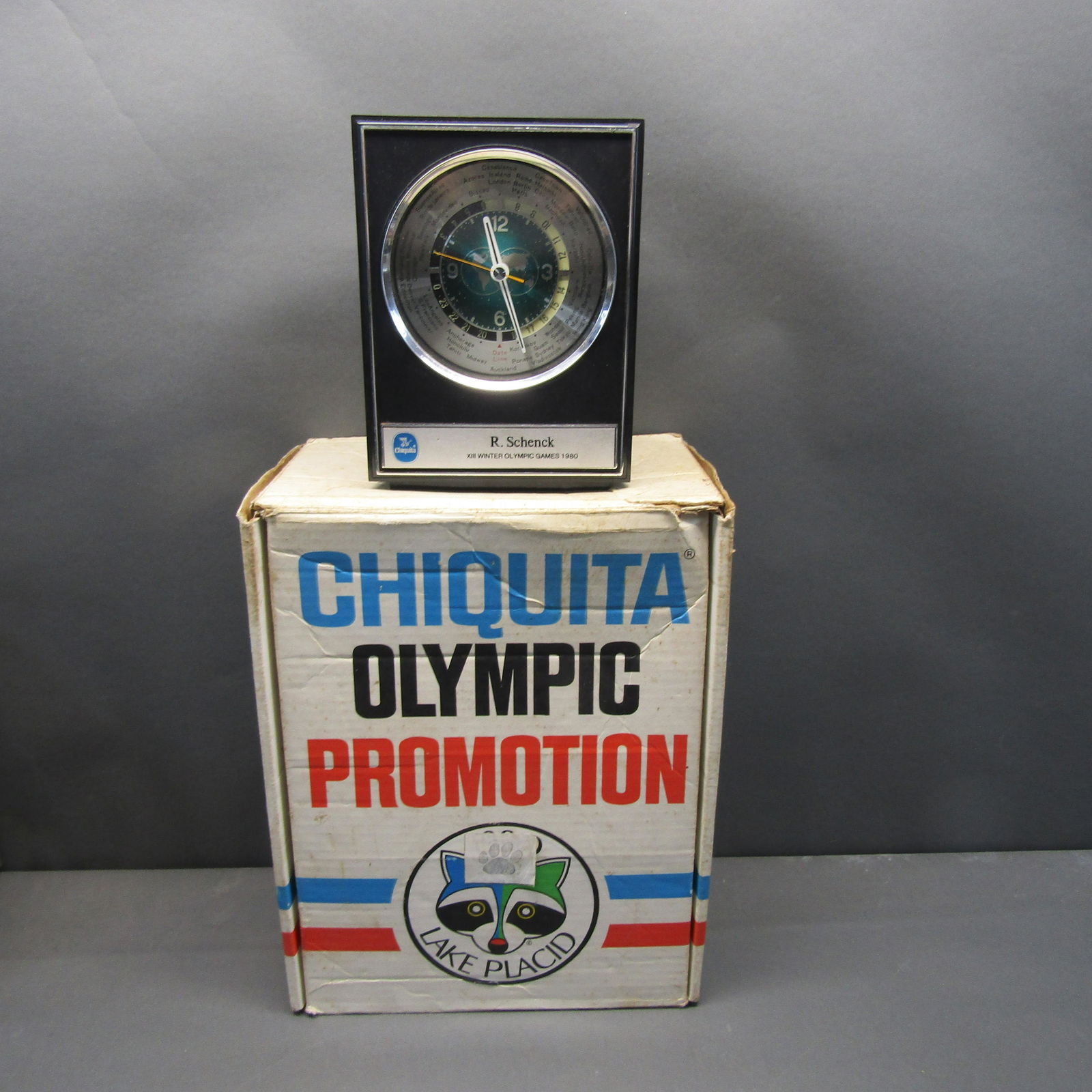 1980 Winter Olympic Promotional Give-Away, Clock (1 of 6)