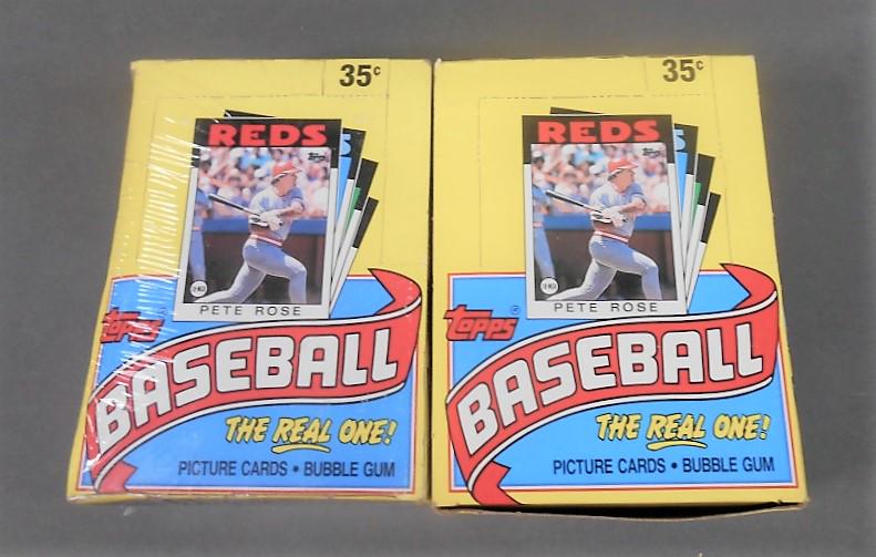 1986 Topps Baseball Wax Pack Boxes (1 of 1)