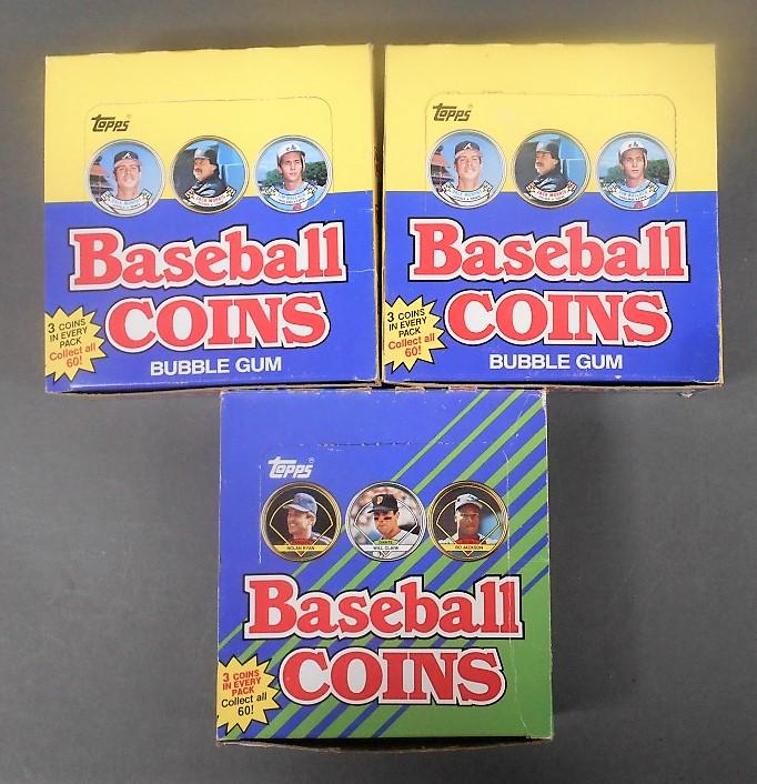 1988 & 1990 Topps Baseball Coin Boxes (1 of 1)