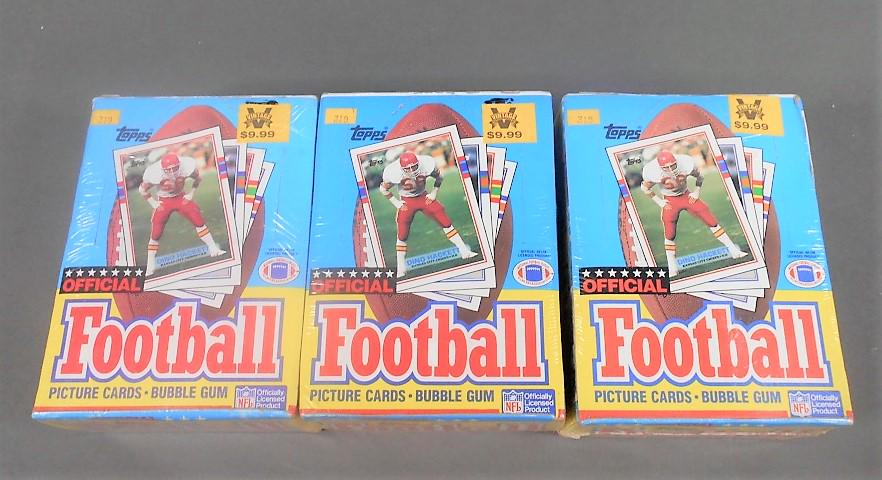 1989 Topps Football Wax Pack Boxes (1 of 1)