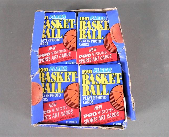 1991 Fleer Basketball Wax Box (1 of 1)