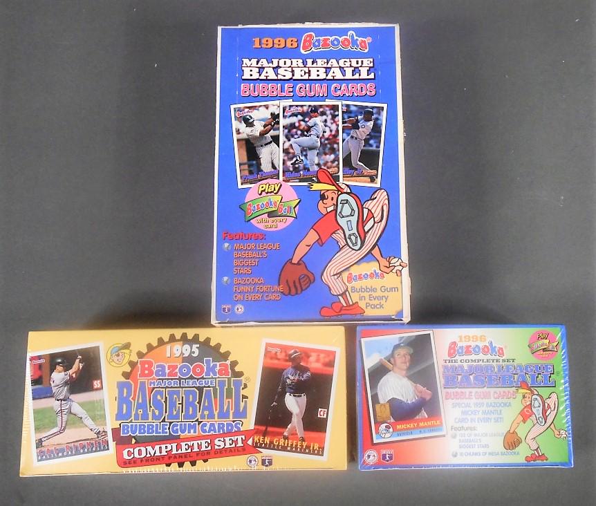 1995 & 1996 Bazooka Baseball Boxes (1 of 1)