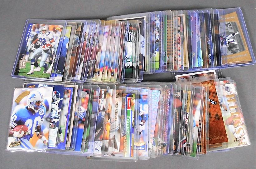 73pc HOF Running Backs Football Cards Lot (1 of 4)
