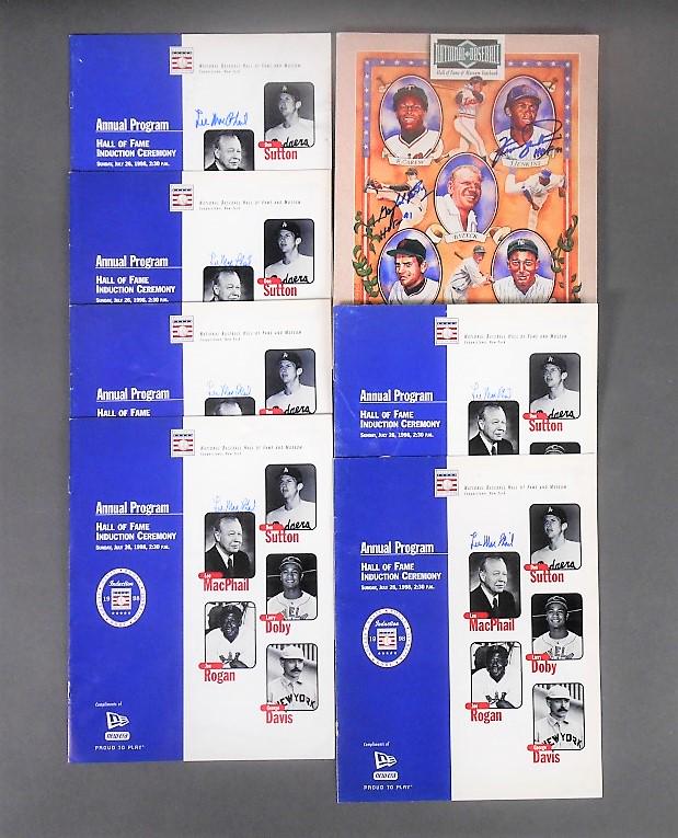 Signed Baseball Hall of Fame Lot (1 of 3)