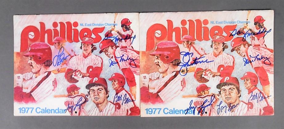 Philadelphia Phillies Signed Calendars (1 of 10)