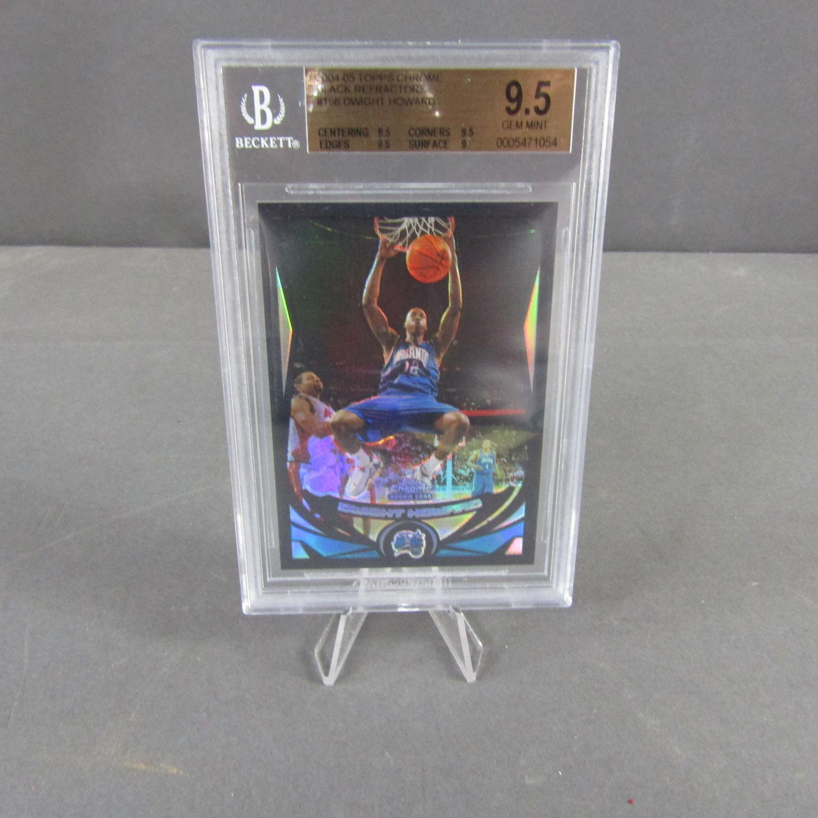 2004-05 Topps Chrome Black Ref #166 D. Howard (1 of 4)