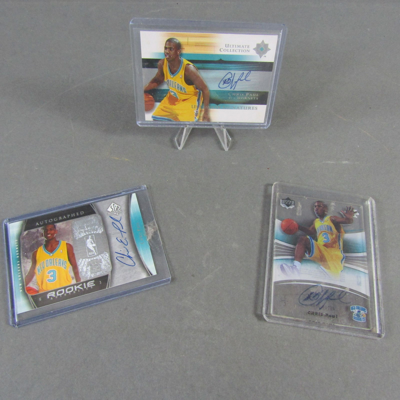 3 Chris Paul Signed Cards (1 of 4)