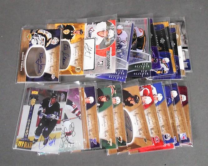 Autographed Insert Hockey Cards (1 of 6)
