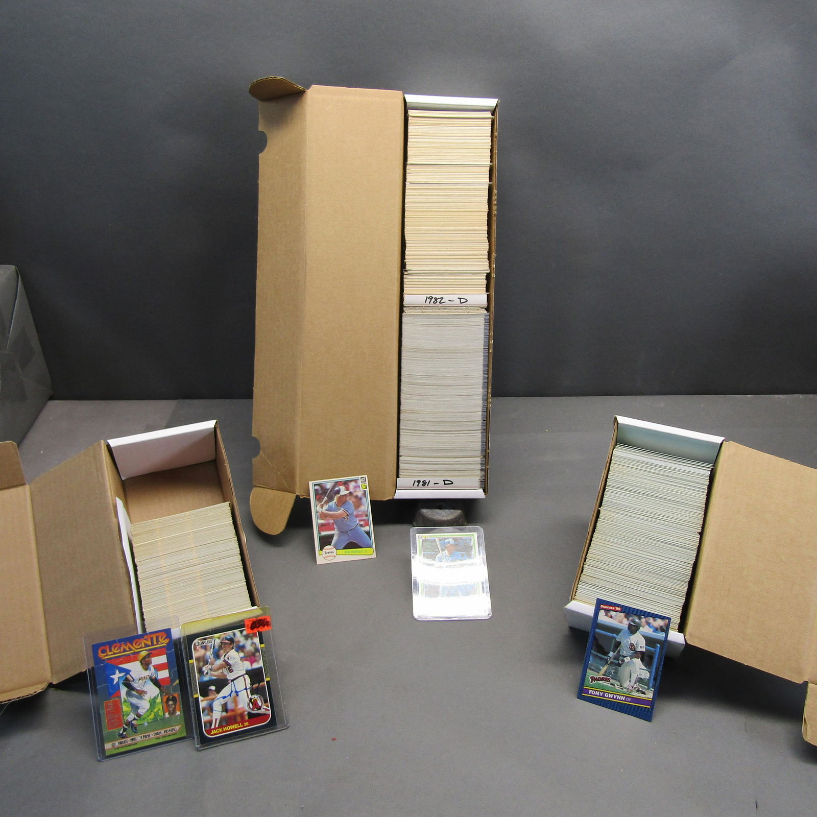 1981, '82, '86, '87 Donruss Baseball Part/Full Set (1 of 4)