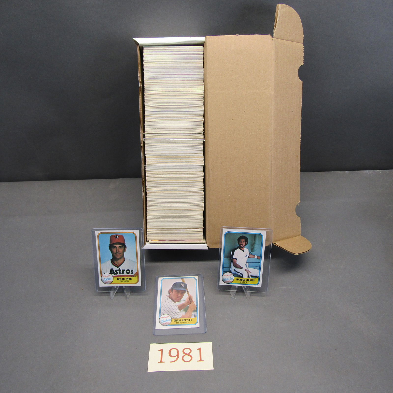 1981 Fleer Baseball Cards (1 of 3)