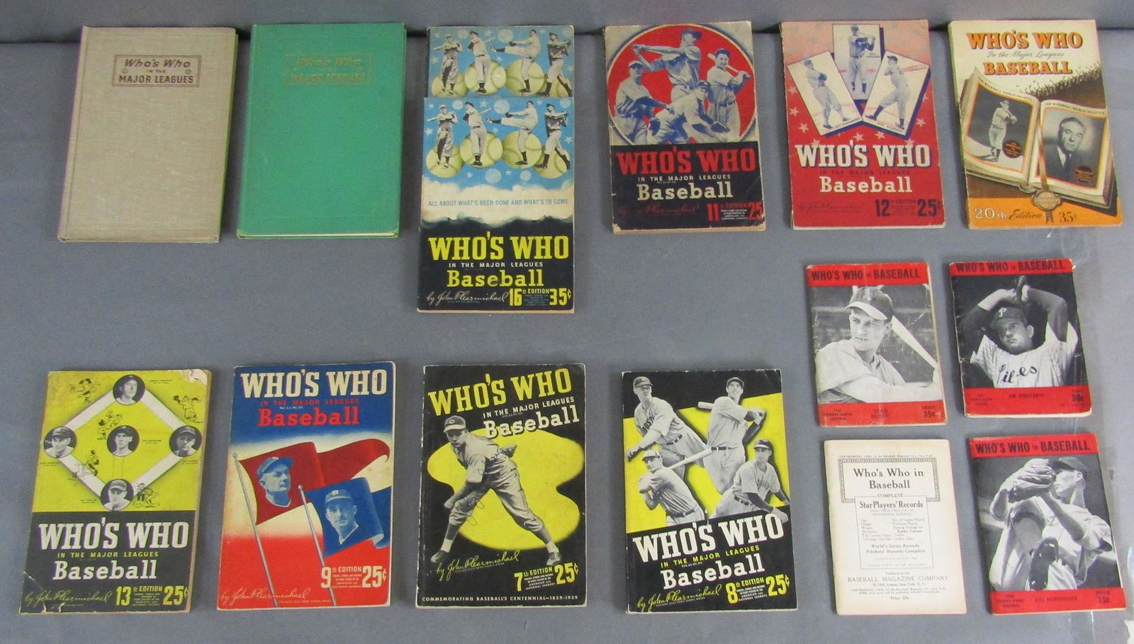 15 Who's Who in Baseball, 1929-1951 w/ Autos. (1 of 15)