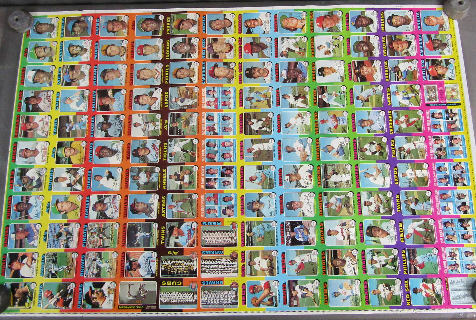 1975 Topps Uncut Sheet Baseball Cards (1 of 9)