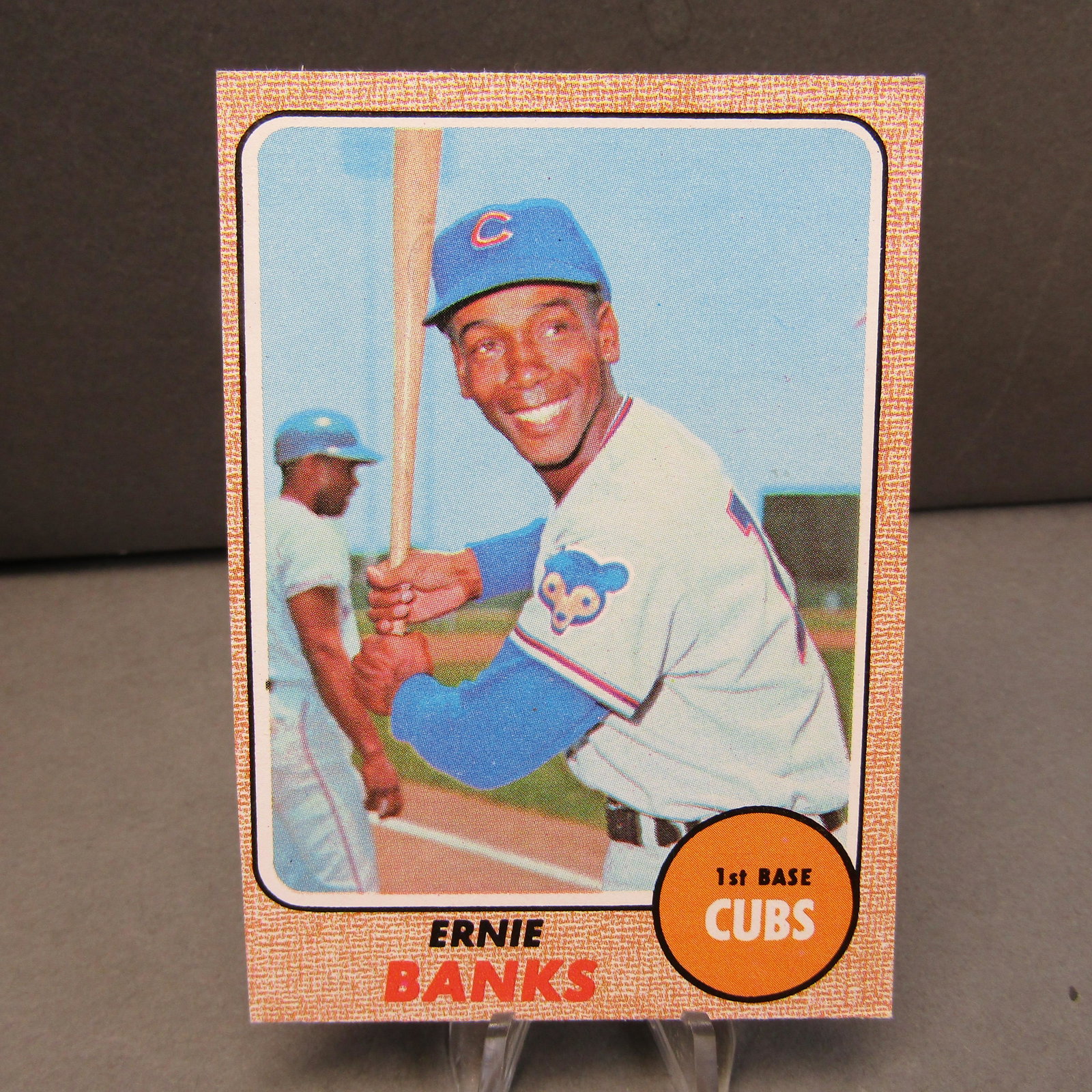 1968 Topps #355: Ernie Banks: .