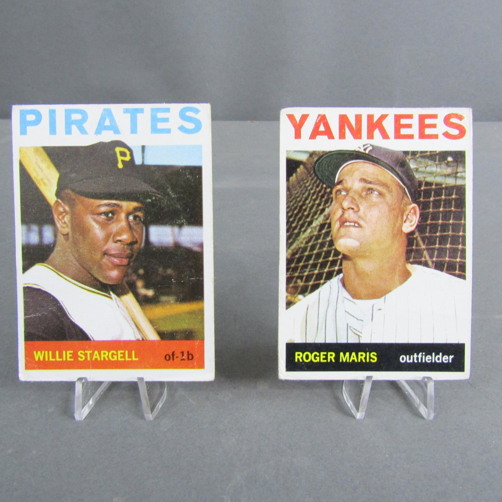 1964 Topps #225, #342: Roger Maris, Willie Stargel (1 of 4)
