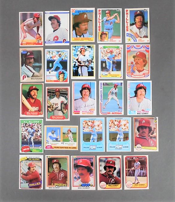 103pc Mike Schmidt Baseball Cards Lot (1 of 4)