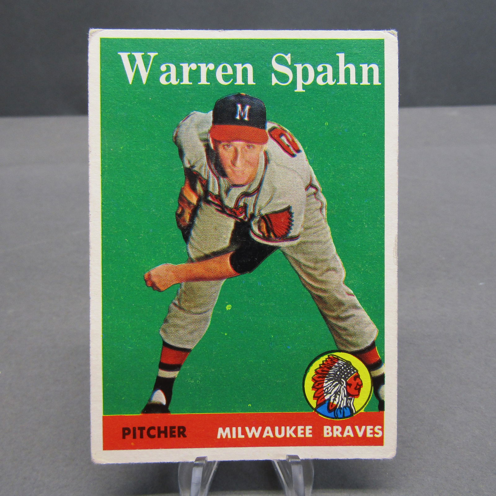 1958 Topps #270: Warren Spahn (1 of 2)