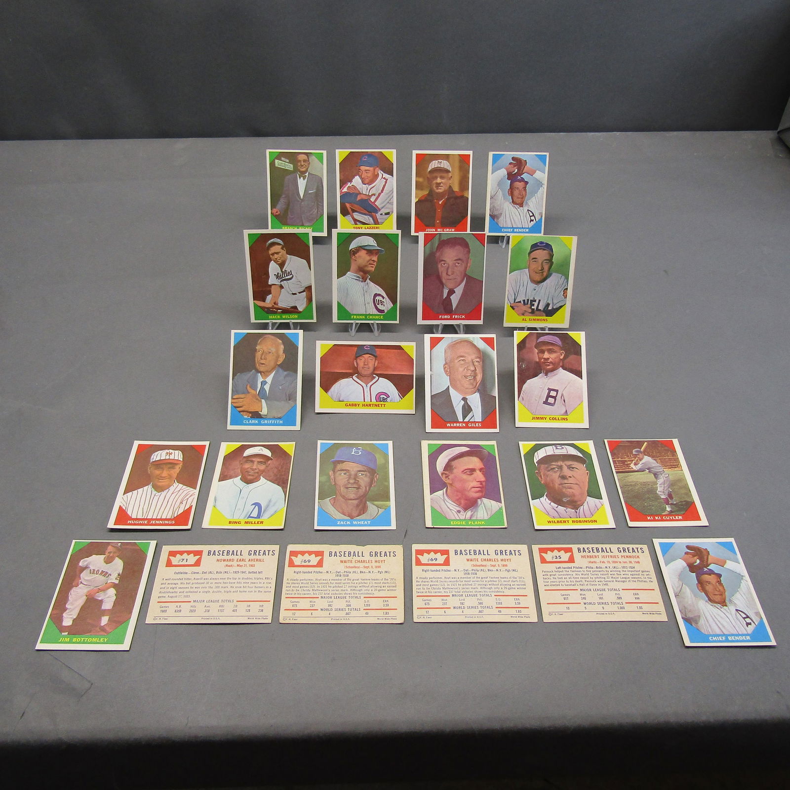 1960 Fleer Baseball Cards (24) w/ Branch Rickey, + (1 of 8)