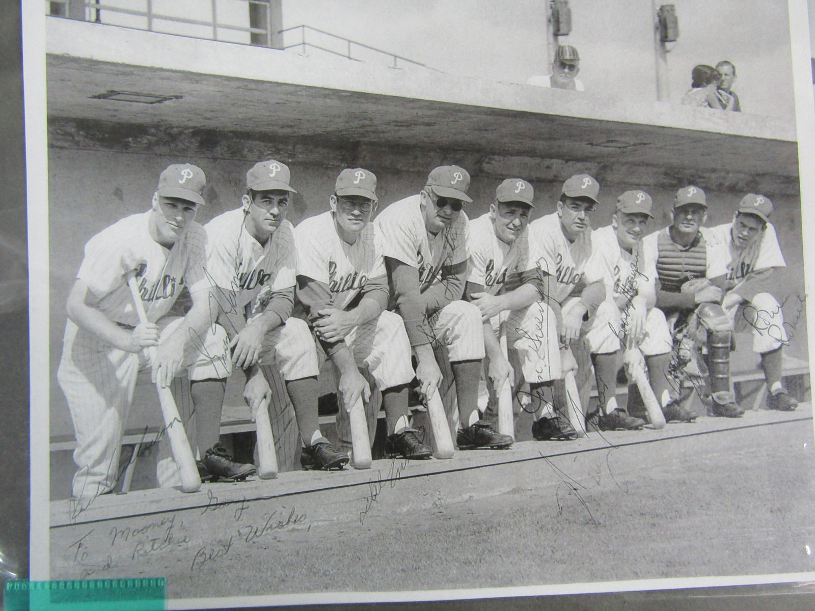 Riche Ashburn Signed Team Photo, + Autos (1 of 2)