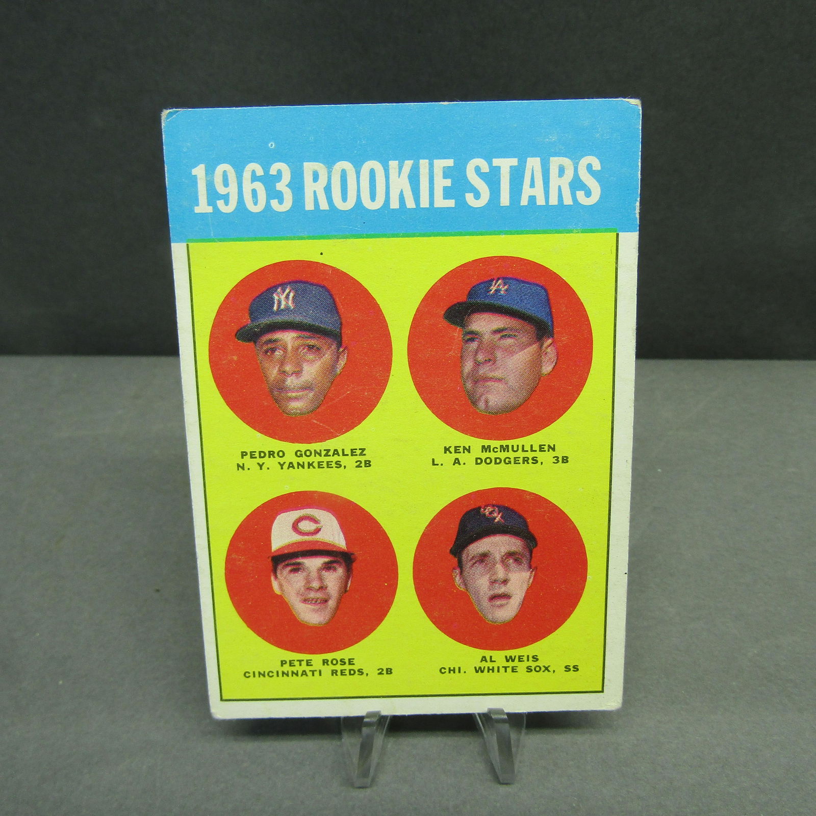 1963 Topps #537 Pete Rose RC (1 of 2)