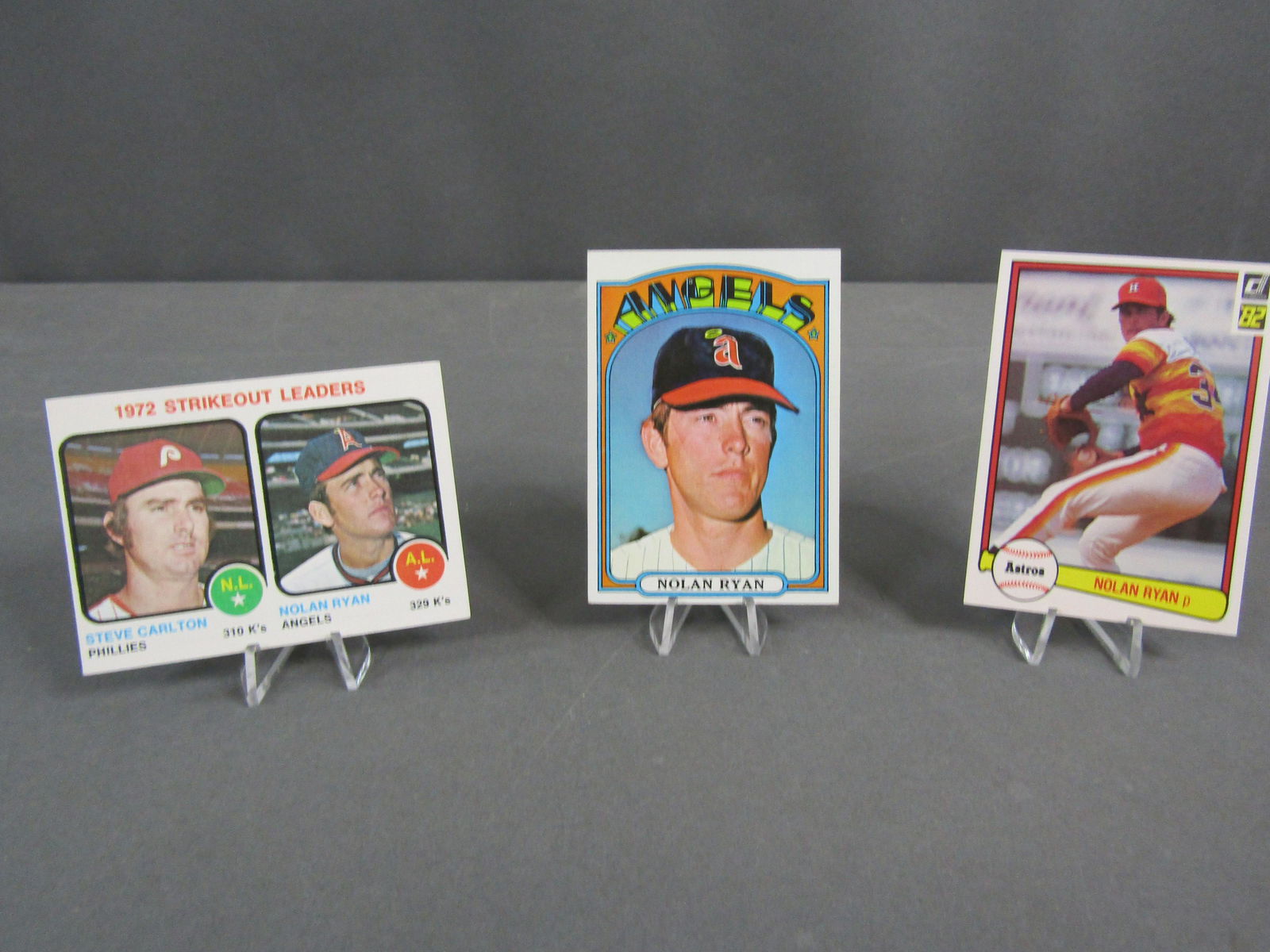 1972 Topps #595; 1973 Topps #67; 1982 Donruss #419 (1 of 7)