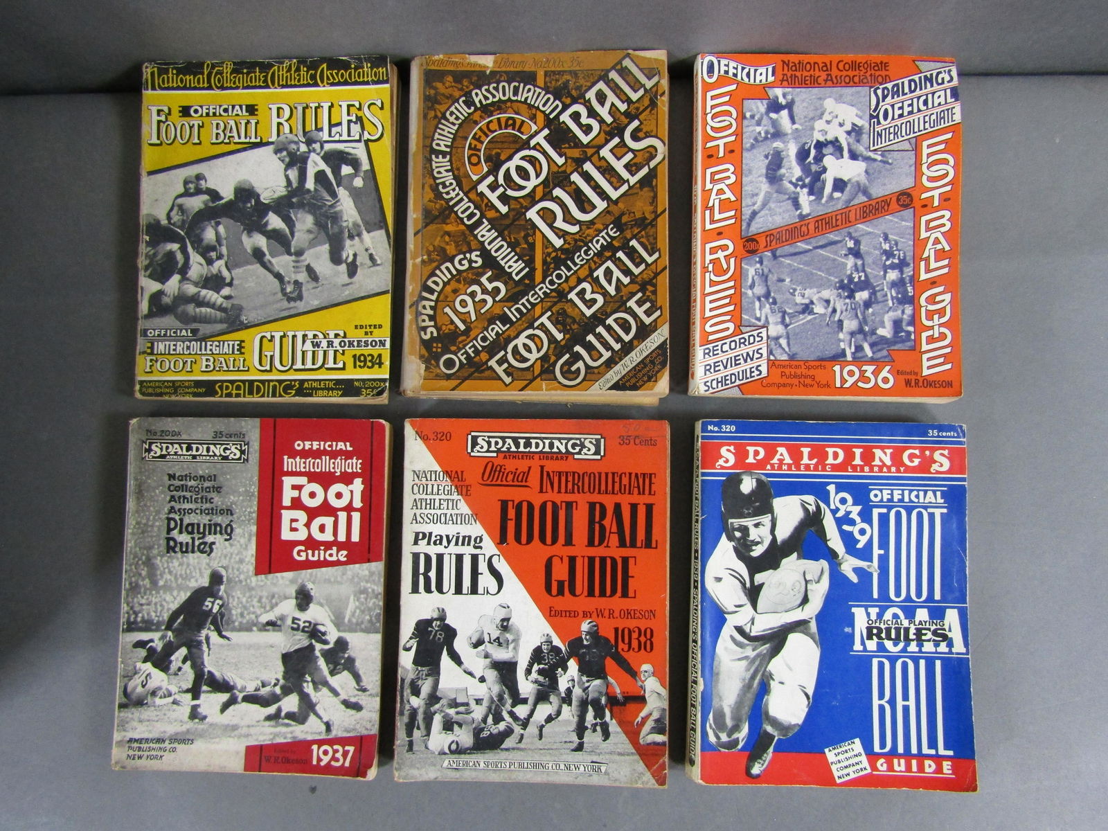 1934-1939 Spalding's Official NCAA Football Guides (1 of 1)