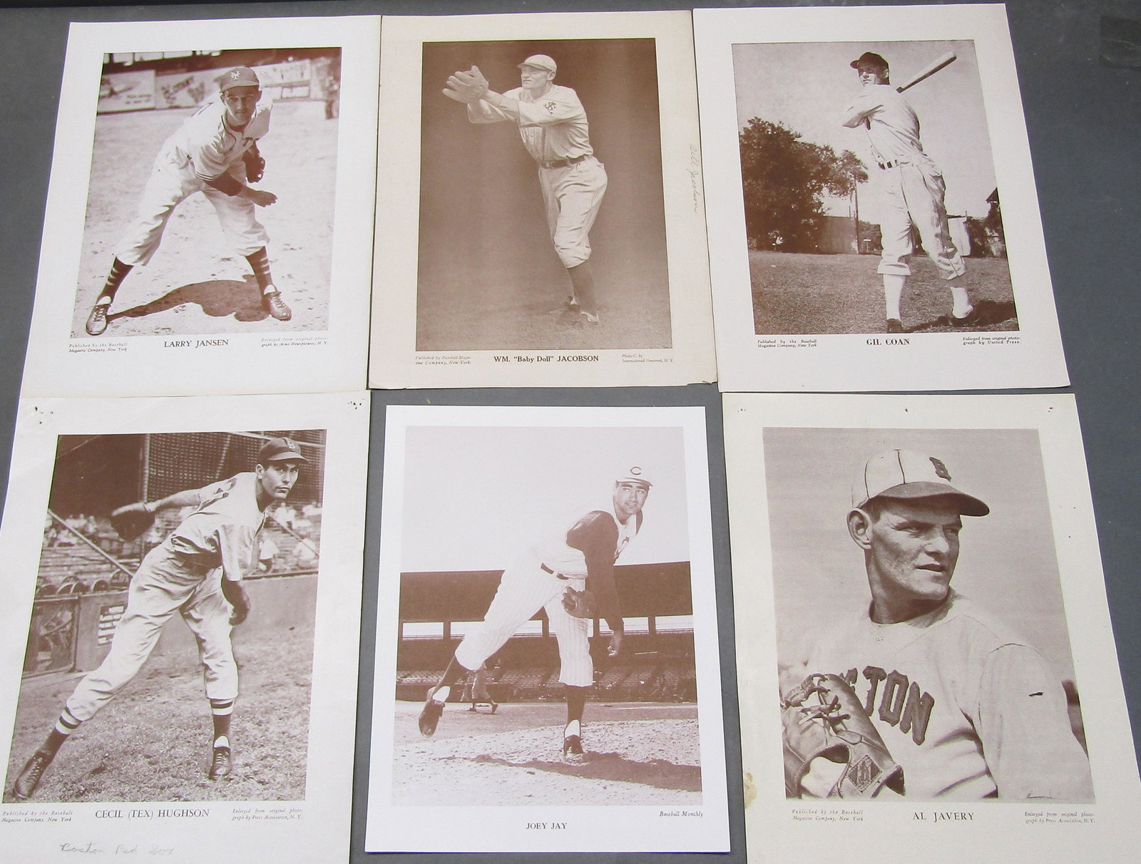 1940s Baseball Magazine Poster, M114: Jansen, + (1 of 1)