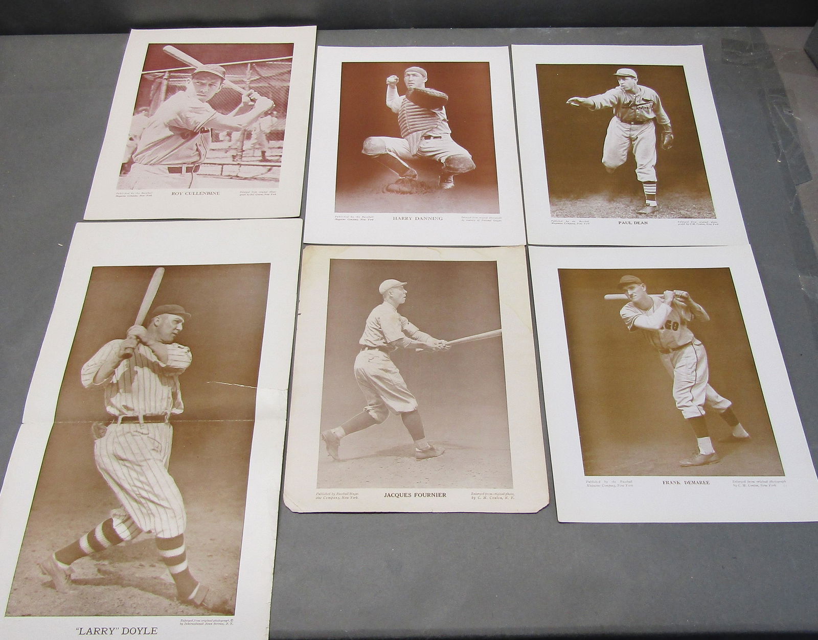 1940s Baseball Magazine Poster, M114: Larry Doyle+ (1 of 1)