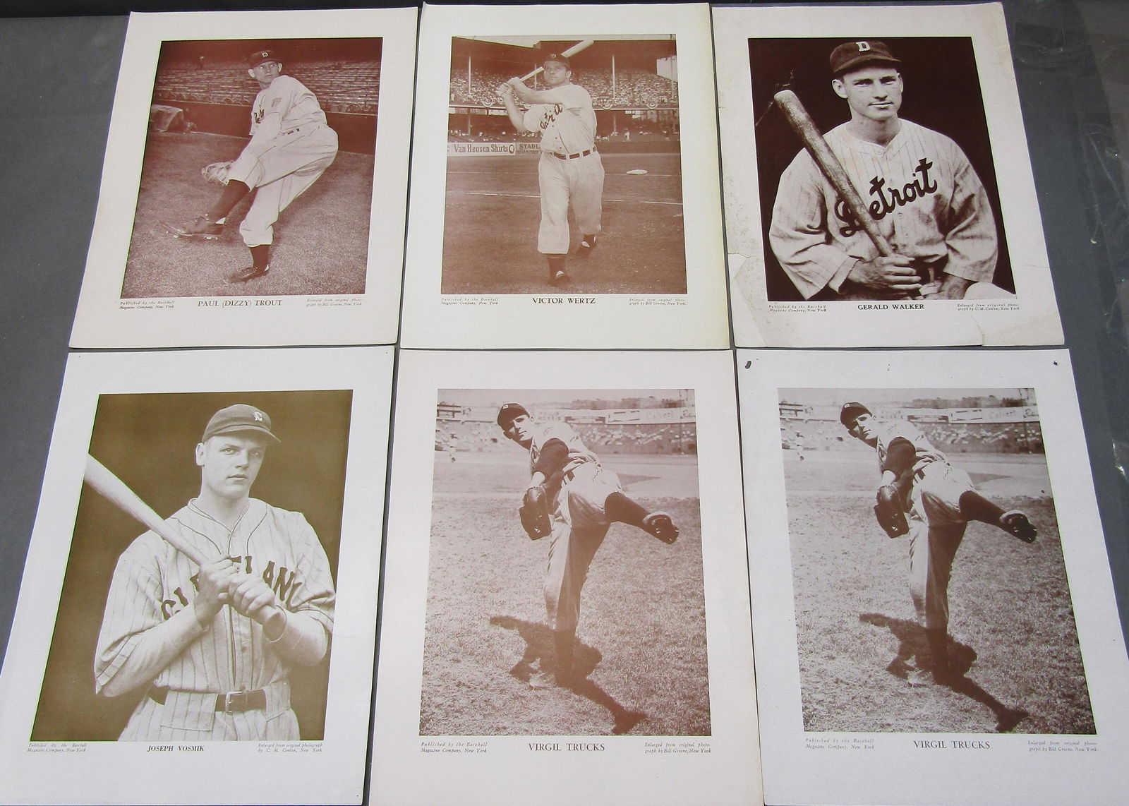 1940s Baseball Magazine Poster, M114: Wertz (2),+ (1 of 1)