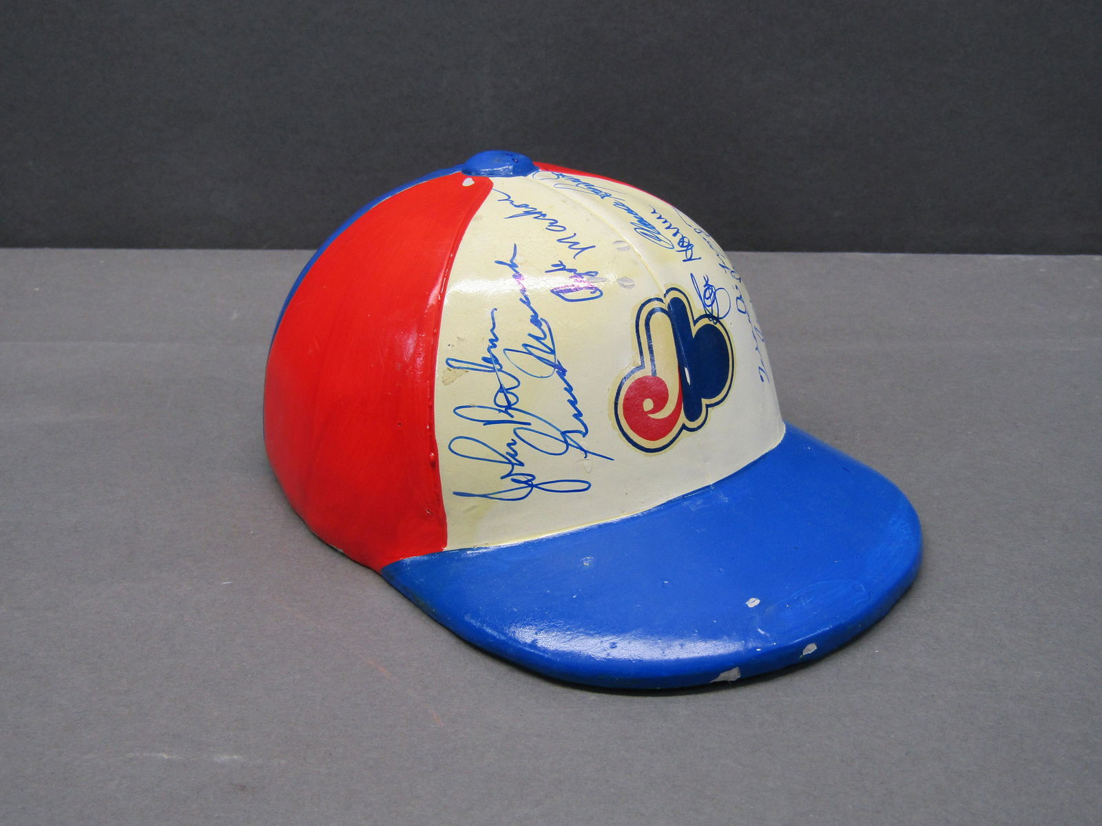 1971 Expos Ceramic Bank w/ Autos.:  Mauch, + (1 of 5)