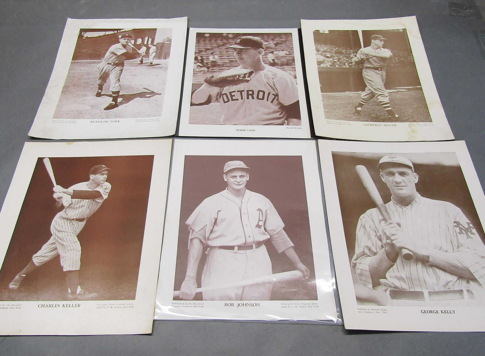 1940s Baseball Magazine Poster, M114: Johnson, + (1 of 1)