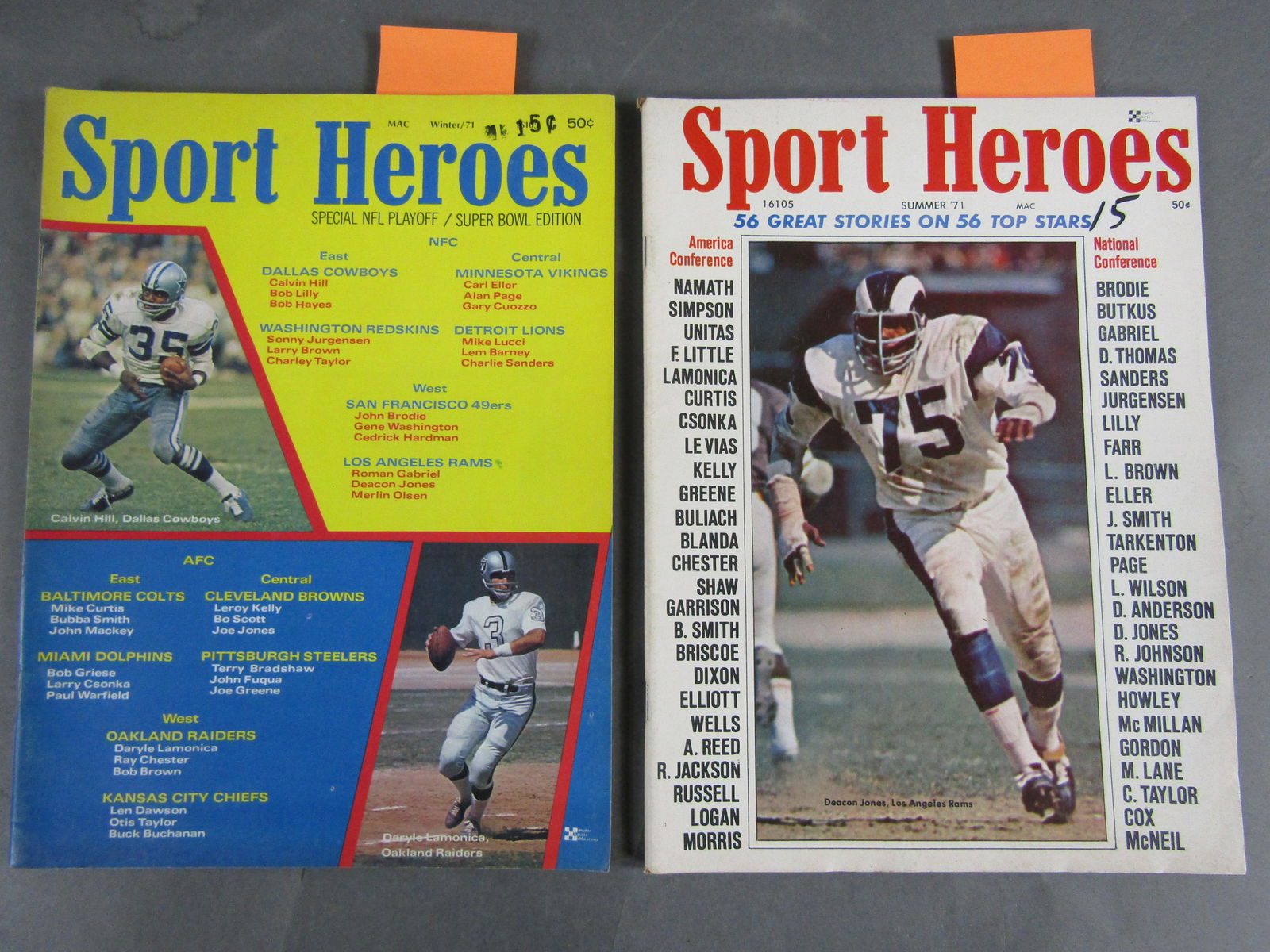 2 Issues Sport Heroes, Summer/Winter '71 (1 of 3)